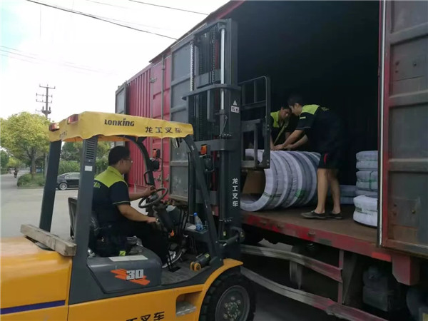 大口徑單球體耐酸堿橡膠軟接頭應用于泰興濱江污水處理廠